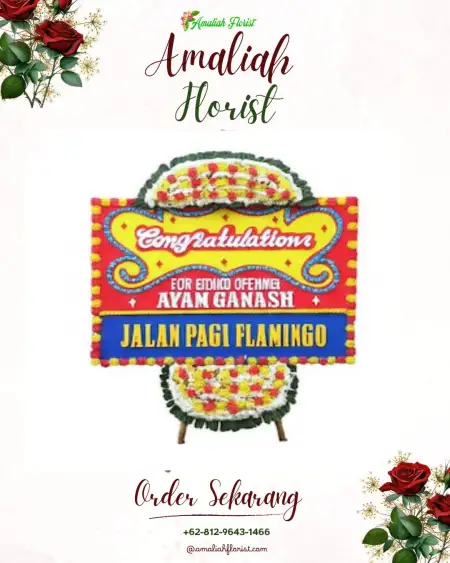 Sewa Papan Bunga Pujer Baru